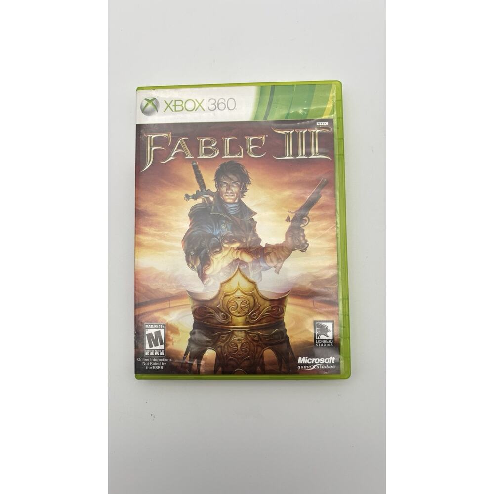Fable III Fable 3 (Xbox 360, 2010) Complete w/ Manual - Tested Working VG Cond